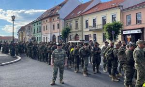 Militärdekan Oliver Hartl bei der internationalen Soldatenwallfahrt im slowakischen Levoča
