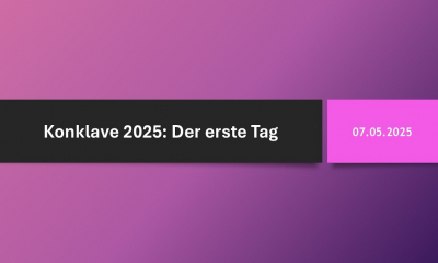 Konklave 2025: Schwarzer Rauch, noch kein neuer Papst