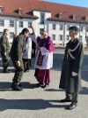 Militärbischof Werner Freistetter beim Aschenritus