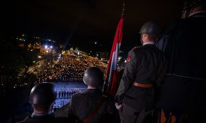 Die Lichterprozession in Lourdes