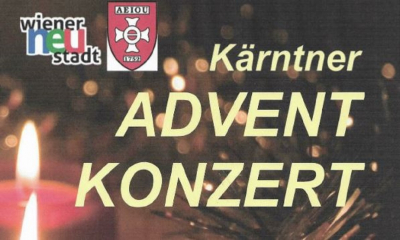 Einladung zum traditionellen Kärntner Adventsingen in der St. Georgs-Kathedrale