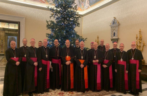 Die Delegation der österreichischen Bischöfe in Rom