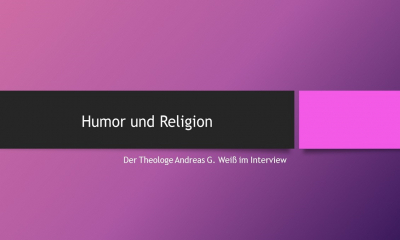 Hat Jesus gelacht? Theologe sieht Humor und Religion in ungewohnter Nähe