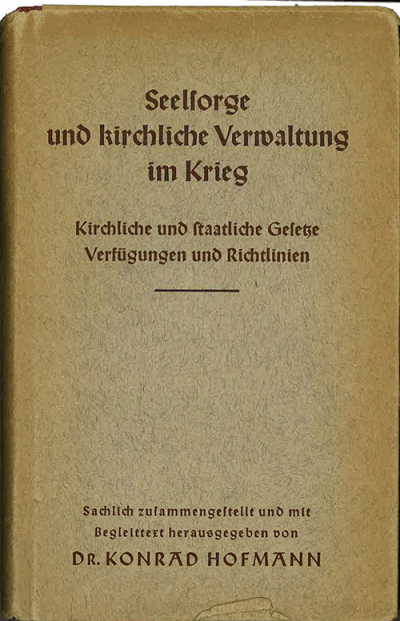 Seelsorge und kirchliche Verwaltung