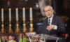 Bundespräsident Alexander Van der Bellen beim Dankgottesdienst für Kardinal Christoph Schönborn