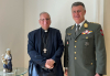 Brigadier Peter Schinnerl als neuer AKS-Präsident zu Antrittsbesuch bei Militärbischof Werner Freistetter