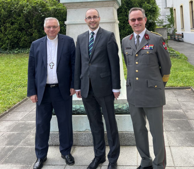 Besuch des Generalsekretärs im Militärordinariat