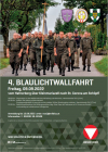 Plakat  für die 4. Blaulichtwallfahrt