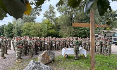 Feldmesse mit Militärpfarrer Oliver Hartl