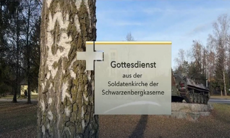 Rückblick auf die Gottesdienstübertragung aus der Soldatenkirche der Schwarzenberg-Kaserne am zweiten Adventsonntag 