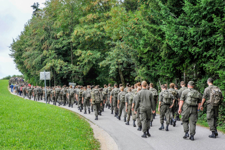 Dieses Jahr führt die Marschstrecke vom Schloss Rosenau über 14,5 km bis zum Stift Zwettl.