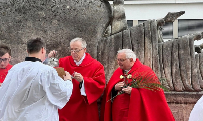 Palmzweigesegnung mit Militärbischof Werner Freistetter  