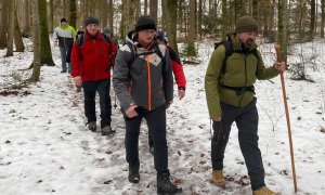 Die Fußwallfahrt der Militärpfarre beim Militärkommando Oberösterreich