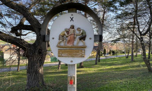 Die 10. Station des Kreuzweges