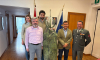 Oberst Girsch Martin, Vizeleutnant Markus Miklautz mit dem Personal und Vizeleutnant Stromberger   