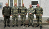 Am Foto (v.l.n.r.): Vizeleutnant Georg Karner (Pfarradjunkt NÖ 4), Brigadier Georg Härtinger (Militärkommandant NÖ), Militärkaplan Andreas Guganeder (neuer Militärpfarrer NÖ 4), Militärsuperior Oliver Hartl (Militärpfarrer NÖ 1 und Dechant), Vizeleutnant Roman Paier (Pfarradjunkt NÖ 1)