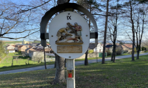 Die 9. Station des Kreuzweges