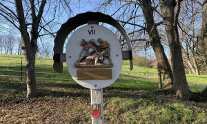 Die 7. Station des Kreuzweges