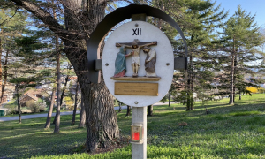 Die 12. Station des Kreuzweges