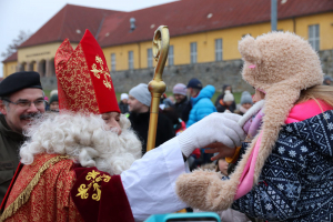 Der Nikolaus mit seinem offenen Herz für die Kleinsten