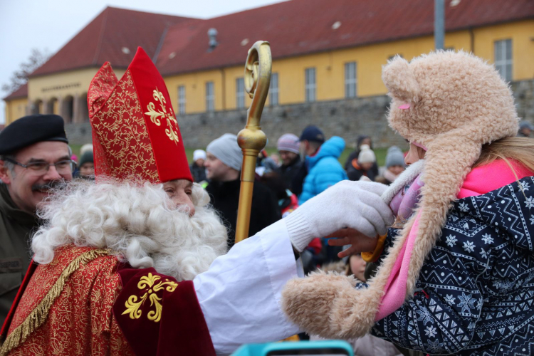 Der Nikolaus mit seinem offenen Herz für die Kleinsten